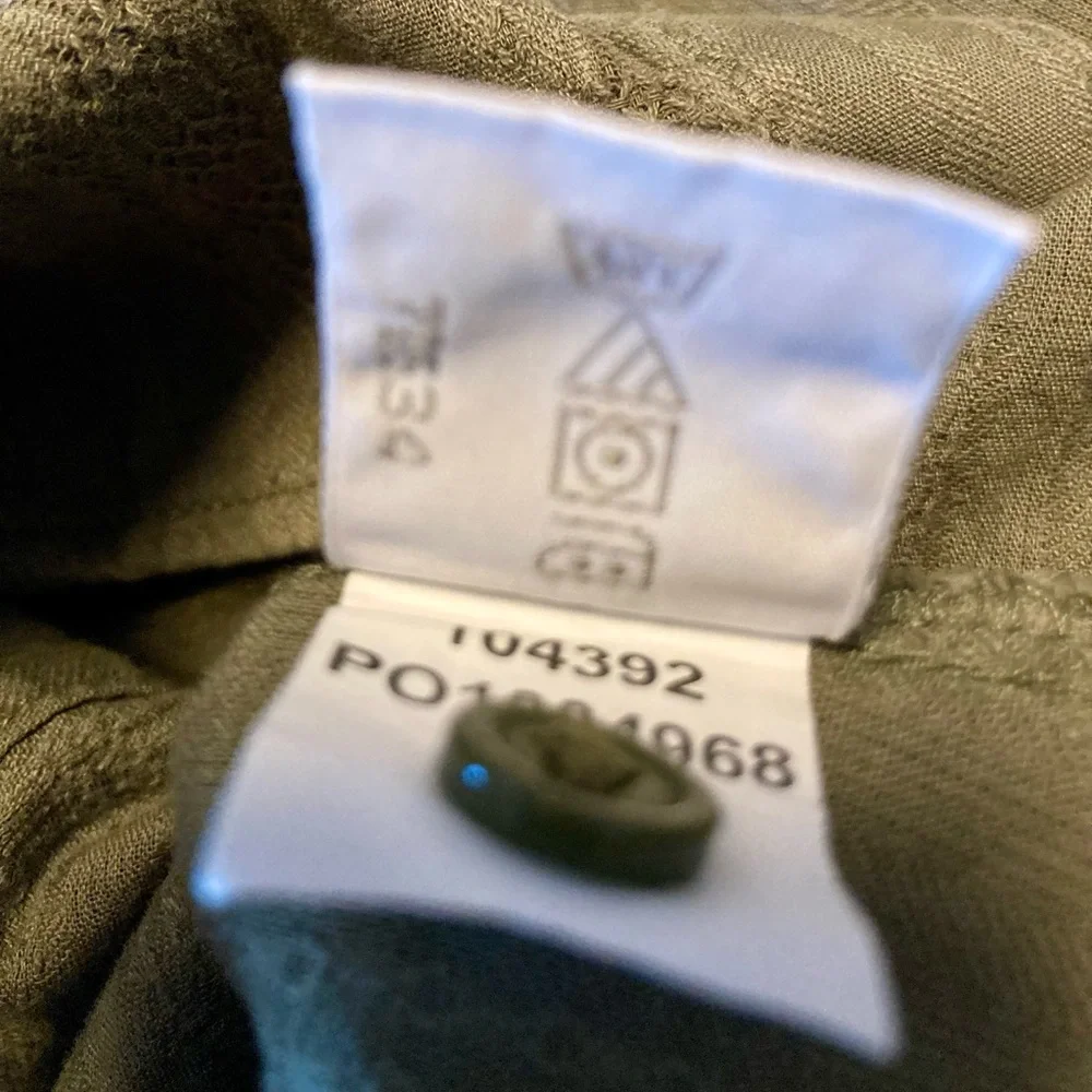 Foxcroft Women's Khaki/Olive Shirt - Picture 10 of 10